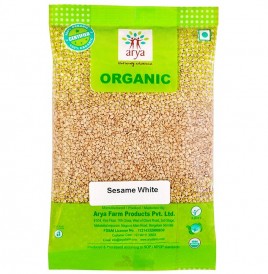 Arya Organic Sesame White   Pack  100 grams